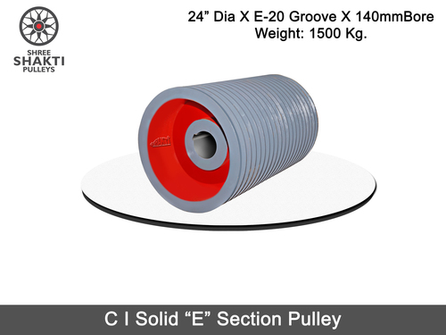 CI Solid E Section Pulley By Shree Shakti Industries