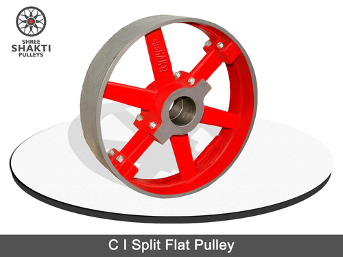Split Type Flat Pulley