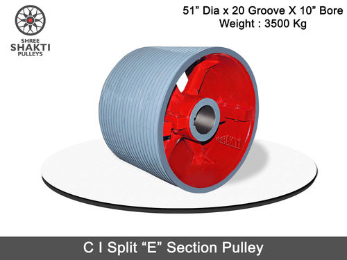 CI Split E Section Pulley