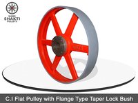 Taper Lock Flat Pulley