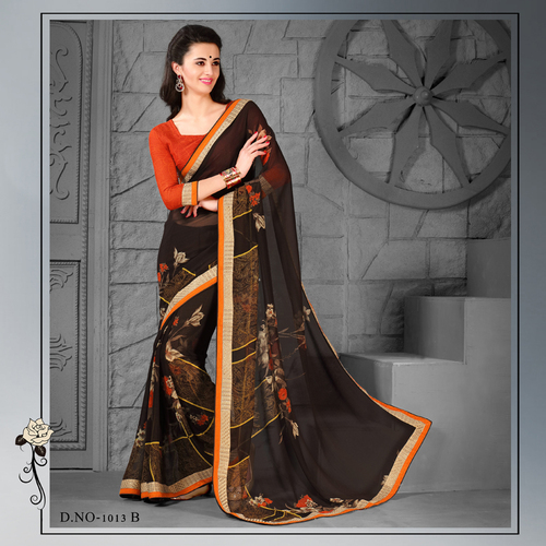 Georgtte and weightless sarees