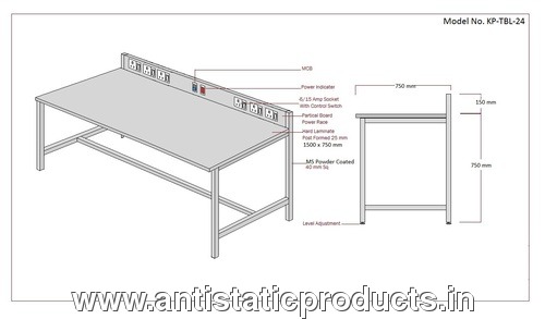 ESD Work Table Drawing