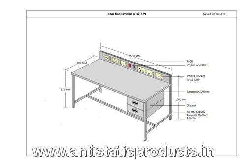 Simple ESD Working Table