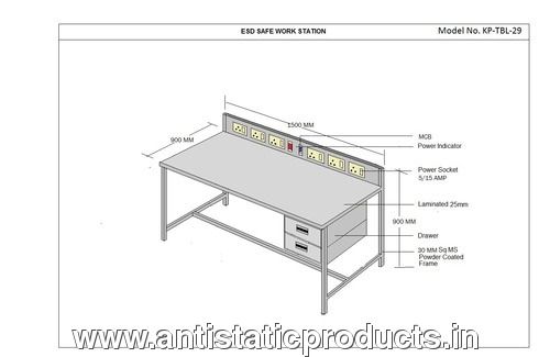 Simple & Basic ESD Working Table