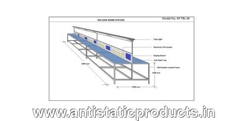 Long ESD Workstation