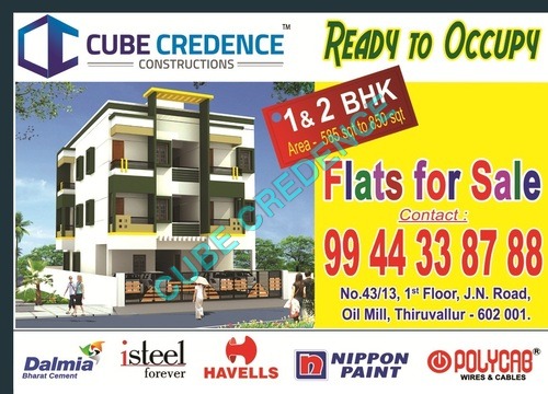 Ready To Occupy Flats in thiruvallur