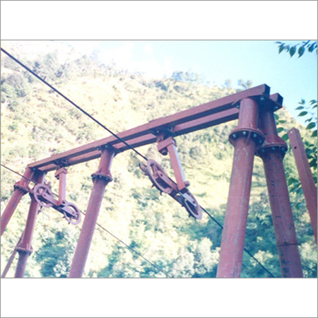 Self Aligning Pulleys Of Monocable