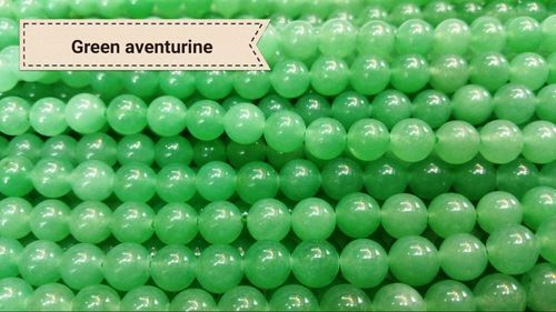 Green Aventurine Mala - 8-10mm Round Beads, Green | Spiritual Growth, Stress Reduction, Positive Energy