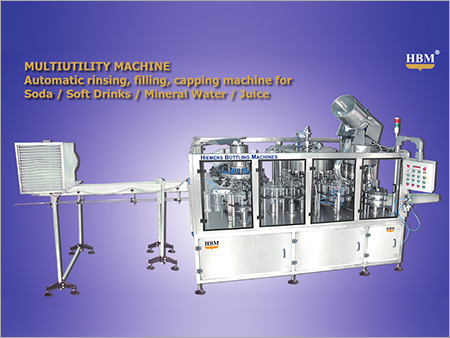 Water Rinsing Filling Capping Machine