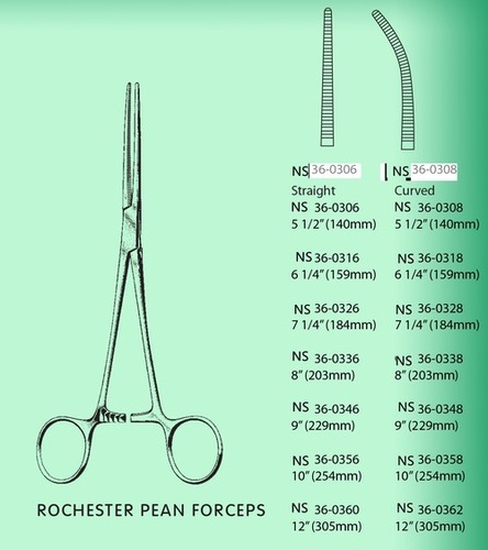 Rochester Pean Forceps