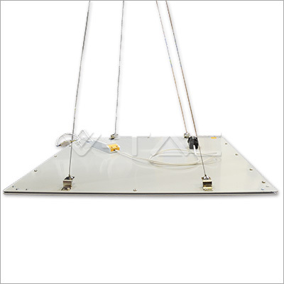 Suspended Mounting Kit For LED Panels - Steel, Adjustable Dimensions, Silver | Easy Installation, Secure Mounting, Adjustable Height, Lightweight
