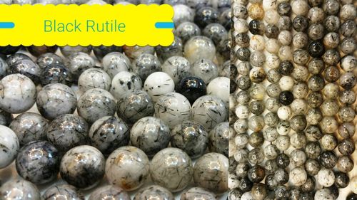 Black Rutile Mala