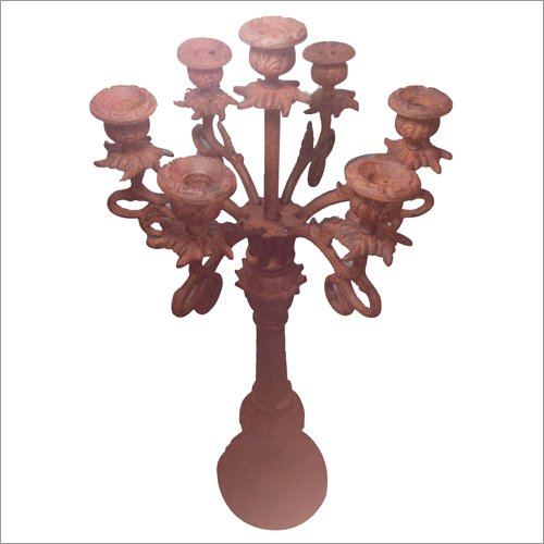 Rust Finish Candle Stand