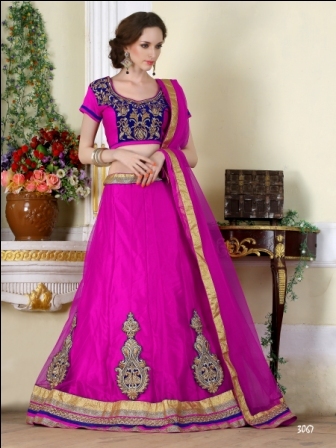 Charming Pink Lehenga Choli