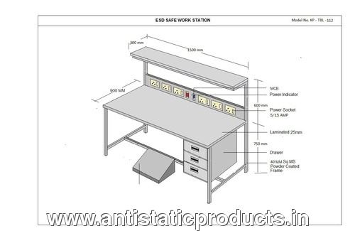 Comfortable ESD Workstation