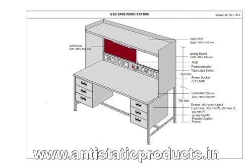 Safe ESD Work Station Table