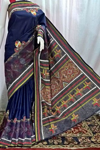 Fancy Bangalore Silk Kantha Saree