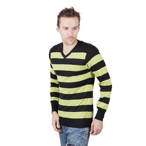 Striper Cotton Sweater