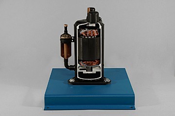Cut Section Model Of Rotary Compressor