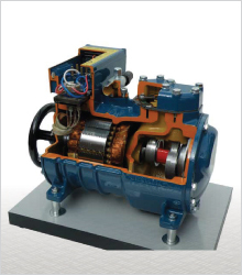 Cut section Model of Hermetic Compressor