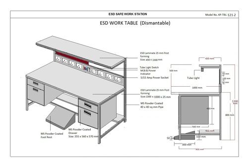 Electrostatic Dissipative Workbench