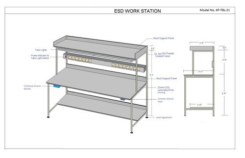 Best Quality Safe ESD Workstation