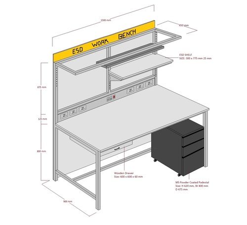 Standard Safe ESD Workstation