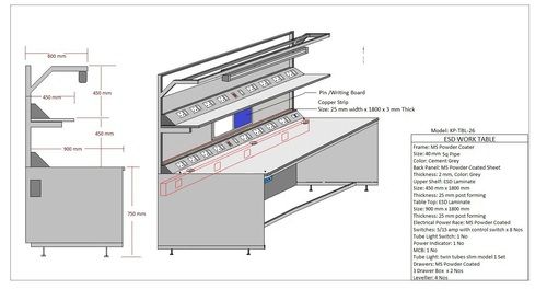 Super Quality Safe ESD Worksation