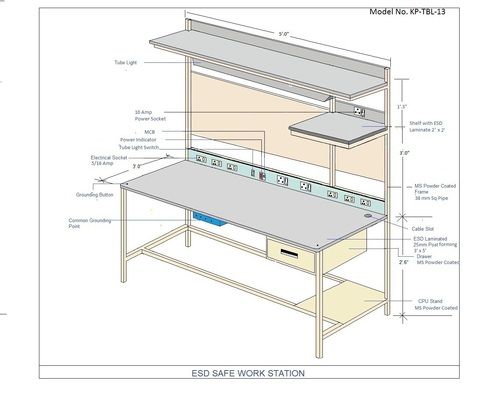 Industrial Safe ESD Work station