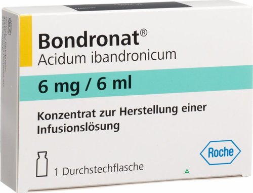 Bondronat 6mg Tablet - Ibandronic Acid 6mg/6ml Concentrate, Injectable Bone Health Vial