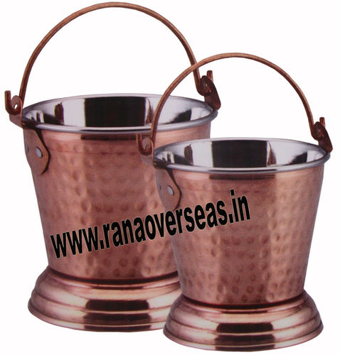 Steel Copper Hammered Balti