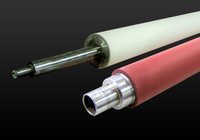 Silicone Rubber Rollers - Natural Rubber, Metal Handle | Waterproof, Chemical Resistant, Highly Durable, Fine Finish For Industrial Use