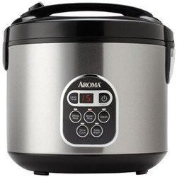 Rice Maker - Stainless Steel, 10x12 Inches, Silver, 700W | Easy Use, Easy Clean, Convenient, Auto Shut-Off, Digital Display