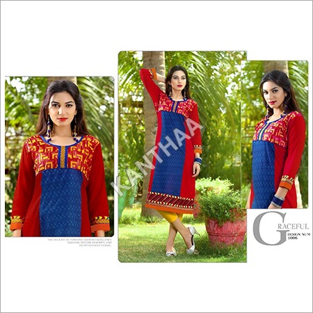 Fancy Embroidery Kurtis