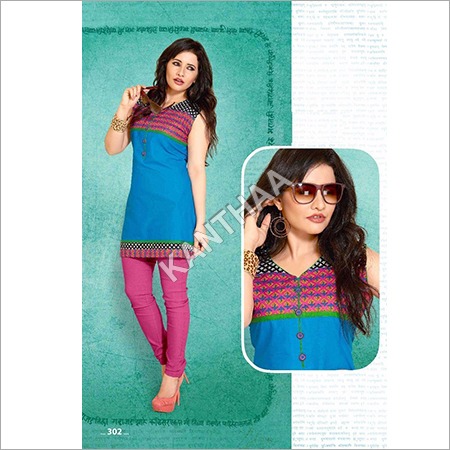 Chiffon Ladies Kurtis