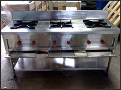 Three Burner Cooking Chulha