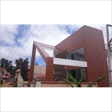 Elevation Cladding Vplank used
