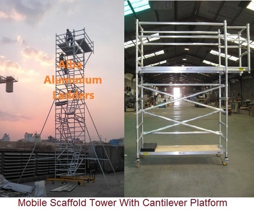 Mobile Scaffold Tower With Cantilever Platform