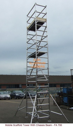 Mobile Scaffold Tower With Chassis Beam - FA 700