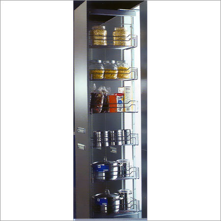 Tall Unit - Steel 70x30x200cm, Silver | Easy Access, Space Saving, Organized Storage
