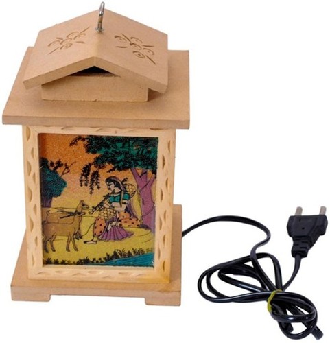 Wooden Lantern Lamp Handicraft