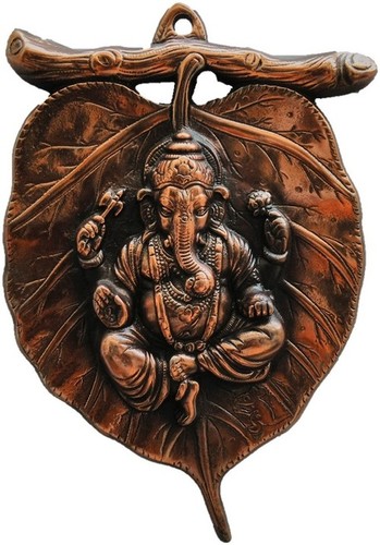 Leaf Ganeah Wall Hanging Decorative Handicraft