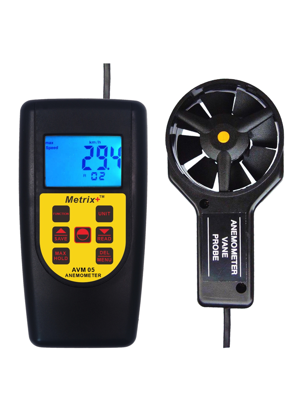 Digital Anemometer Avm 05 - Color: Black