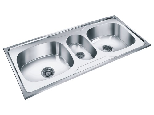 Double Bowl with Vegetable Mini Bowl Sink