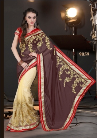 Designer Embroidery Saree