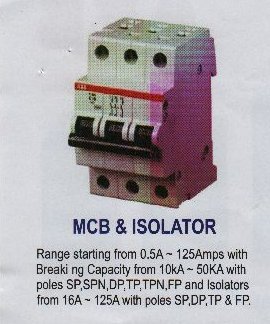 MCB & ISOLATOR