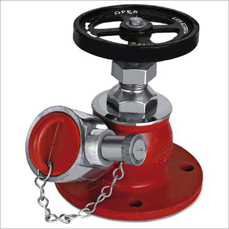 Aluminum Landing Valve - Aluminum Body, Stainless Steel Spindle, Red and Silver Color | Corrosion Resistant, Lightweight at 4.0 Kilograms
