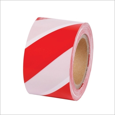 Road Safety Tape - 2 Inch Red and White | Long Lasting, High Bonding Strength, Customizable Options