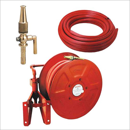 Fire Hose Reel Drums - PVC Material, 18 kg Weight, Red Color | Corrosion Free, Portable or Fixed Use, Easy Maintenance, Durable Design