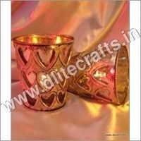 Decorative Glass Candle Votive